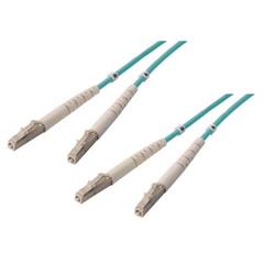 OM4 50/125 100G多模低烟无卤光缆，双芯LC/双芯LC，10米的图片