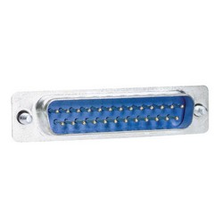 模块化适配器，DB25 公头 / RJ12 (6x6) 插座50 μ / 0.762 μm 厚镀金层的图片