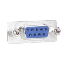 屏蔽式模块化适配器，DB9 母头 / RJ45 (8x8) 插座的图片