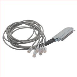 3类Telco分支线缆，Telco公头/8（6×6），3英尺（0.9米）的图片