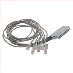 3类Telco分支线缆，Telco公头/6（8×8），3英尺（0.9米）的图片
