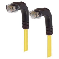 6类直角型RJ45以太网跳线，直角下出线/直角下出线，黄，10英尺（3米）的图片