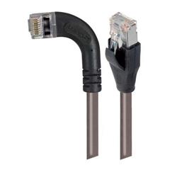屏蔽6类直角型跳线，直通/直角左出线，灰，30英尺（9.1米）的图片