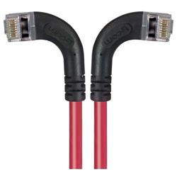 屏蔽6类直角型跳线，直角左出线/直角右出线，红，2英尺（0.6米）的图片