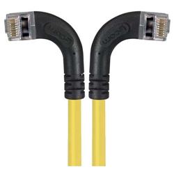 屏蔽6类直角型跳线，直角左出线/直角右出线，黄，1英尺（0.3米）的图片